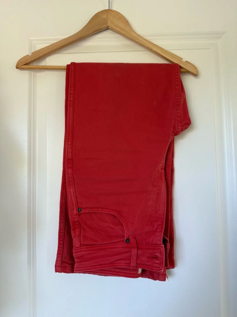 Sezane Le Crop Jeans in Red - Size 4. Perfect condition - Picture 2 of 7